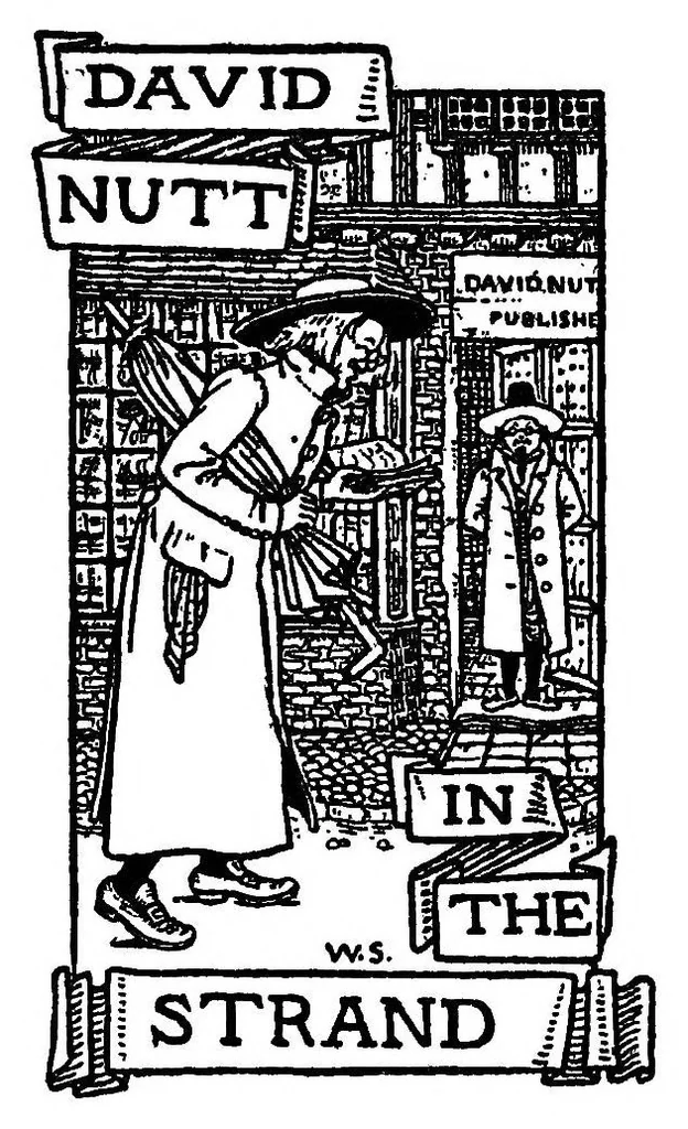 An illustration from Children's singing games : with the tunes to which they are sung : 1st-2nd series, 1894, leaf 74