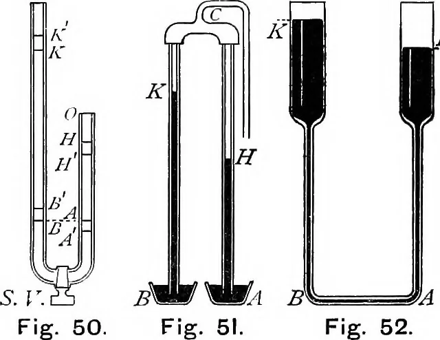 An illustration from A treatise on hydrostatics, 1894, leaf 245