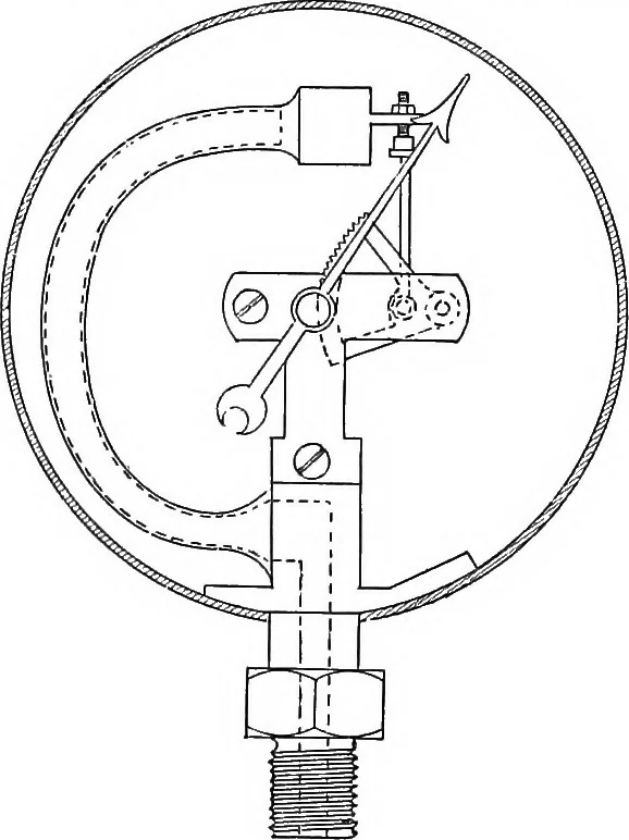 An illustration from A treatise on hydrostatics, 1894, leaf 25