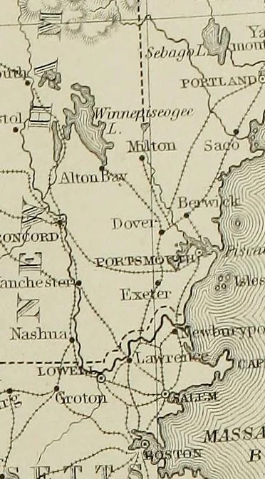 An illustration from New reference atlas for the use of colleges, libraries, families, and counting houses, 1865, leaf 18