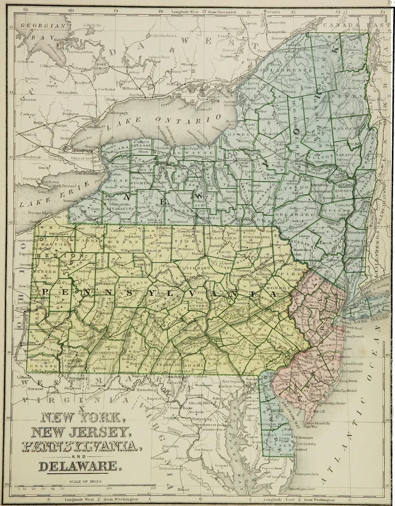 An illustration from New reference atlas for the use of colleges, libraries, families, and counting houses, 1865, leaf 28