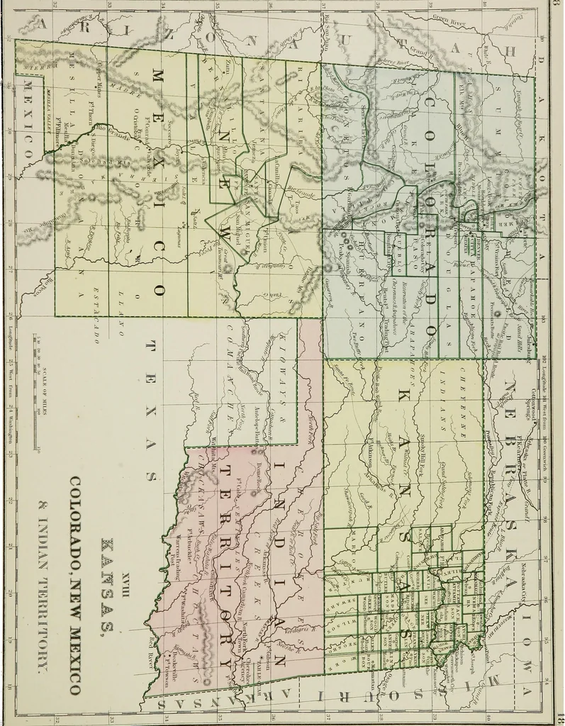 An illustration from New reference atlas for the use of colleges, libraries, families, and counting houses, 1865, leaf 46