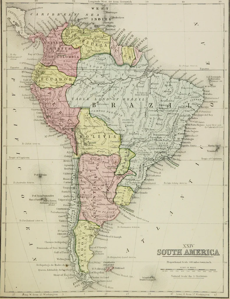 An illustration from New reference atlas for the use of colleges, libraries, families, and counting houses, 1865, leaf 54