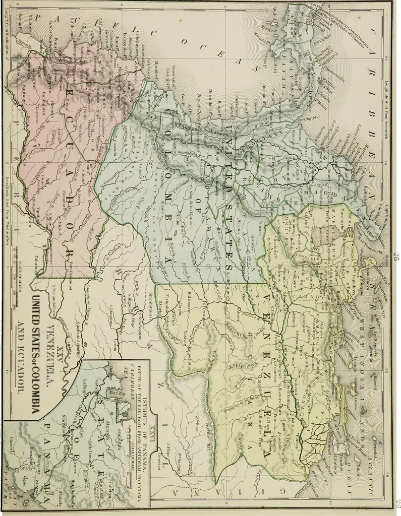 An illustration from New reference atlas for the use of colleges, libraries, families, and counting houses, 1865, leaf 56