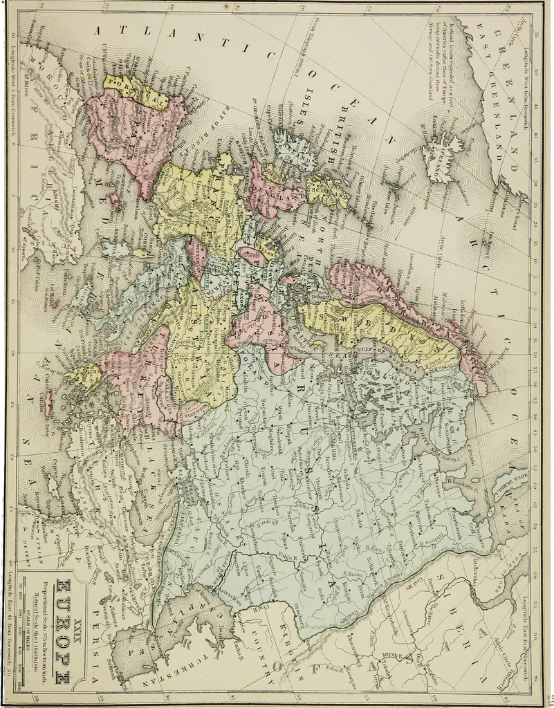 An illustration from New reference atlas for the use of colleges, libraries, families, and counting houses, 1865, leaf 62