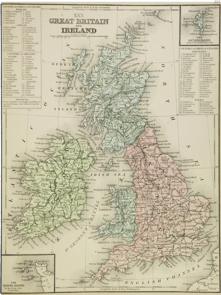 An illustration from New reference atlas for the use of colleges, libraries, families, and counting houses, 1865, leaf 64
