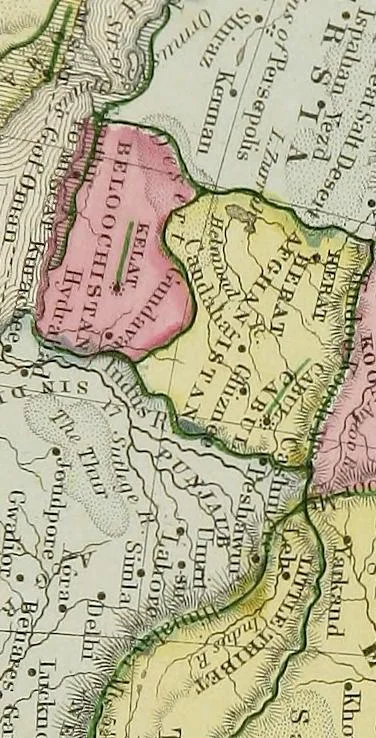 An illustration from New reference atlas for the use of colleges, libraries, families, and counting houses, 1865, leaf 74