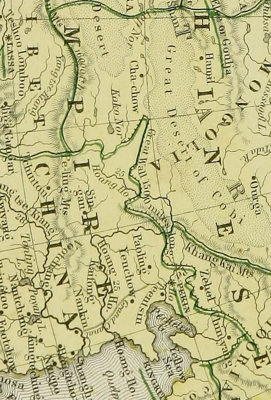 An illustration from New reference atlas for the use of colleges, libraries, families, and counting houses, 1865, leaf 74