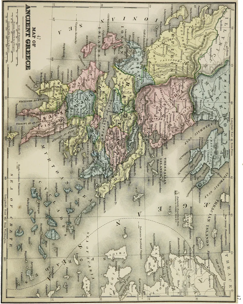 An illustration from New reference atlas for the use of colleges, libraries, families, and counting houses, 1865, leaf 88