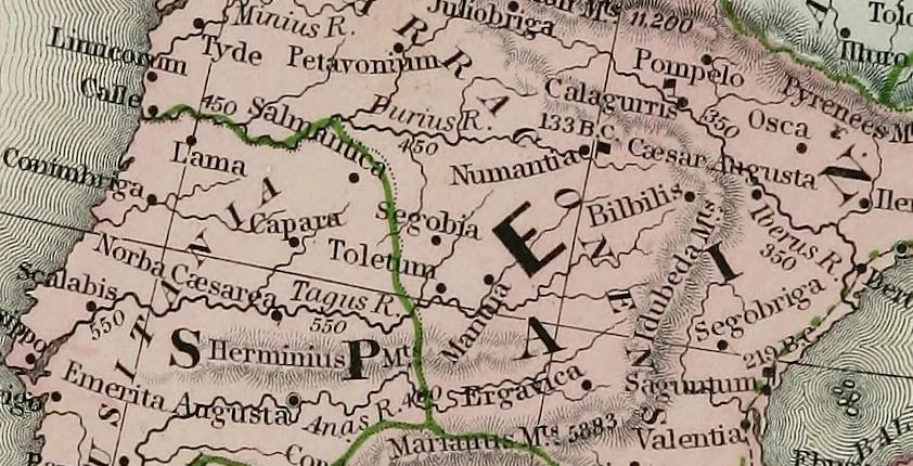 An illustration from New reference atlas for the use of colleges, libraries, families, and counting houses, 1865, leaf 93