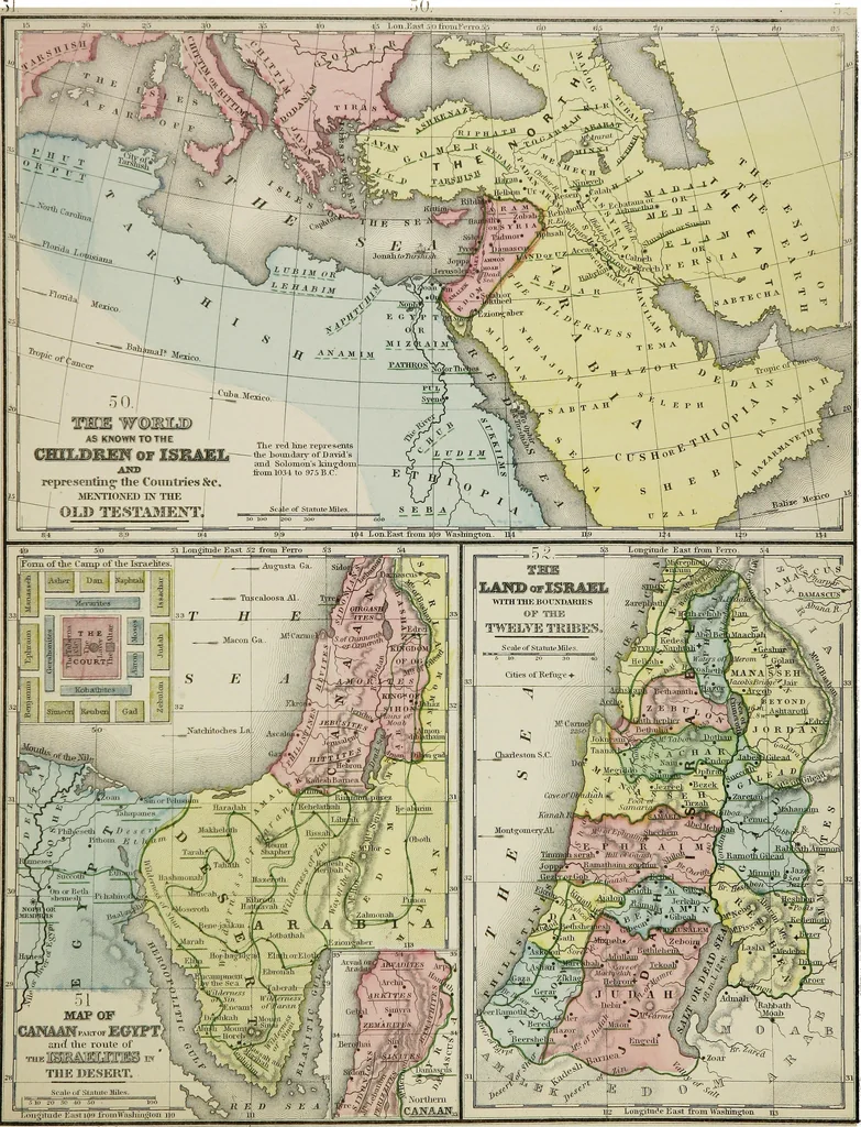 An illustration from New reference atlas for the use of colleges, libraries, families, and counting houses, 1865, leaf 96