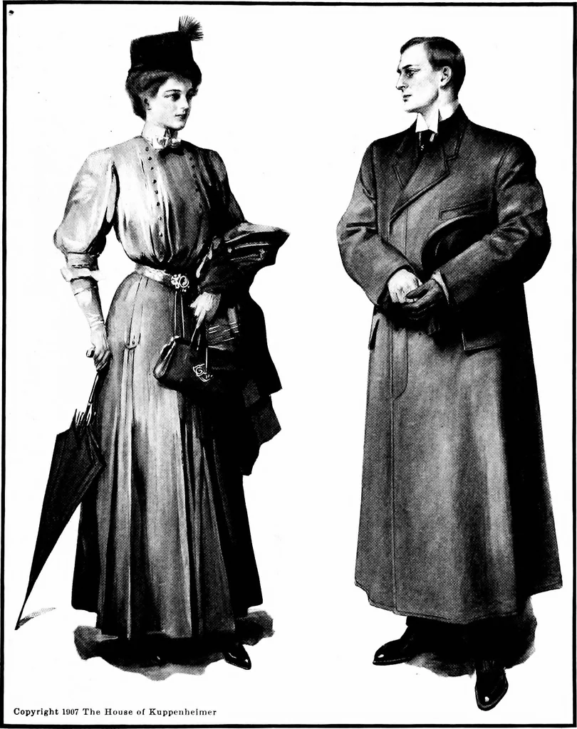 An illustration from Styles for men : a book issued to show authoritatively what is fashionable and correct for fall and winter 1907-'08, 1907, leaf 12