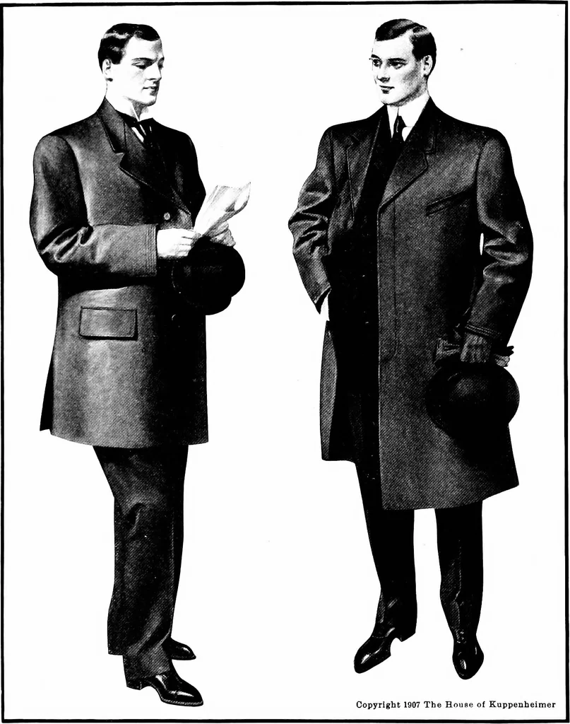 An illustration from Styles for men : a book issued to show authoritatively what is fashionable and correct for fall and winter 1907-'08, 1907, leaf 13