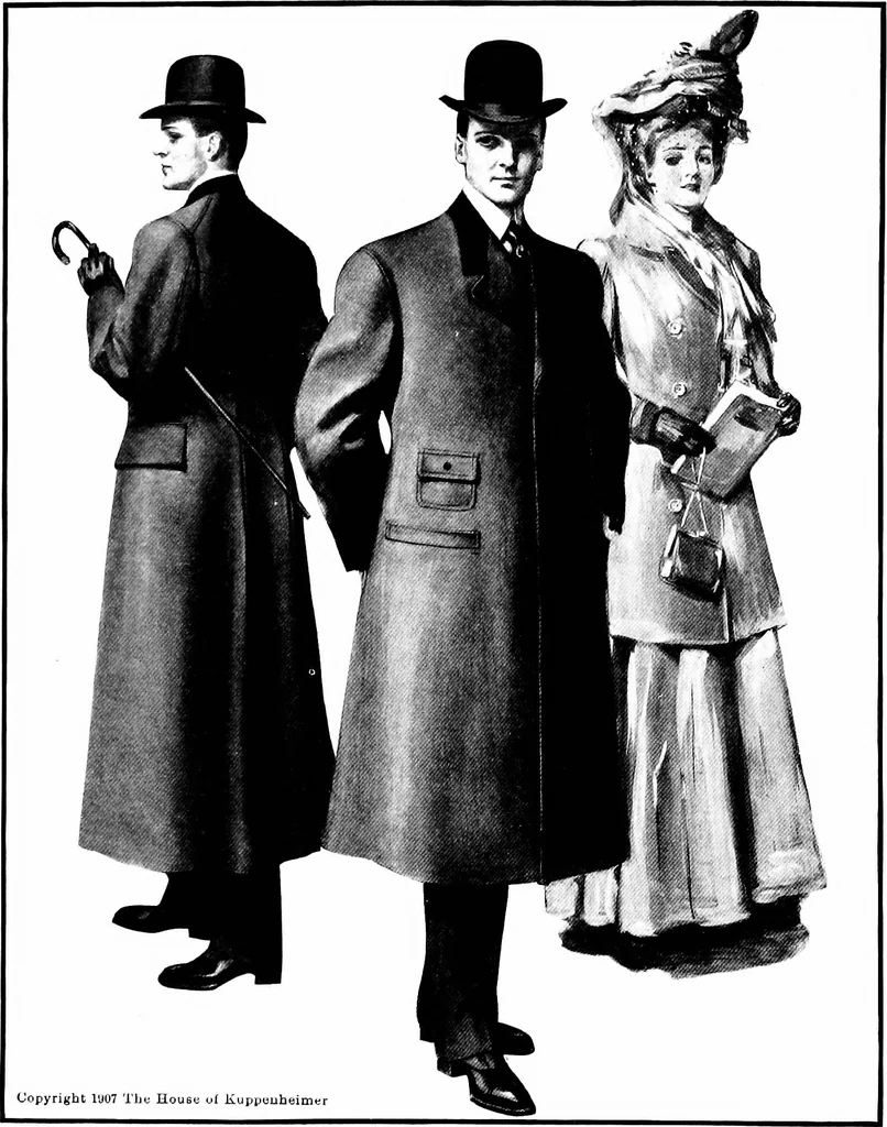 An illustration from Styles for men : a book issued to show authoritatively what is fashionable and correct for fall and winter 1907-'08, 1907, leaf 15