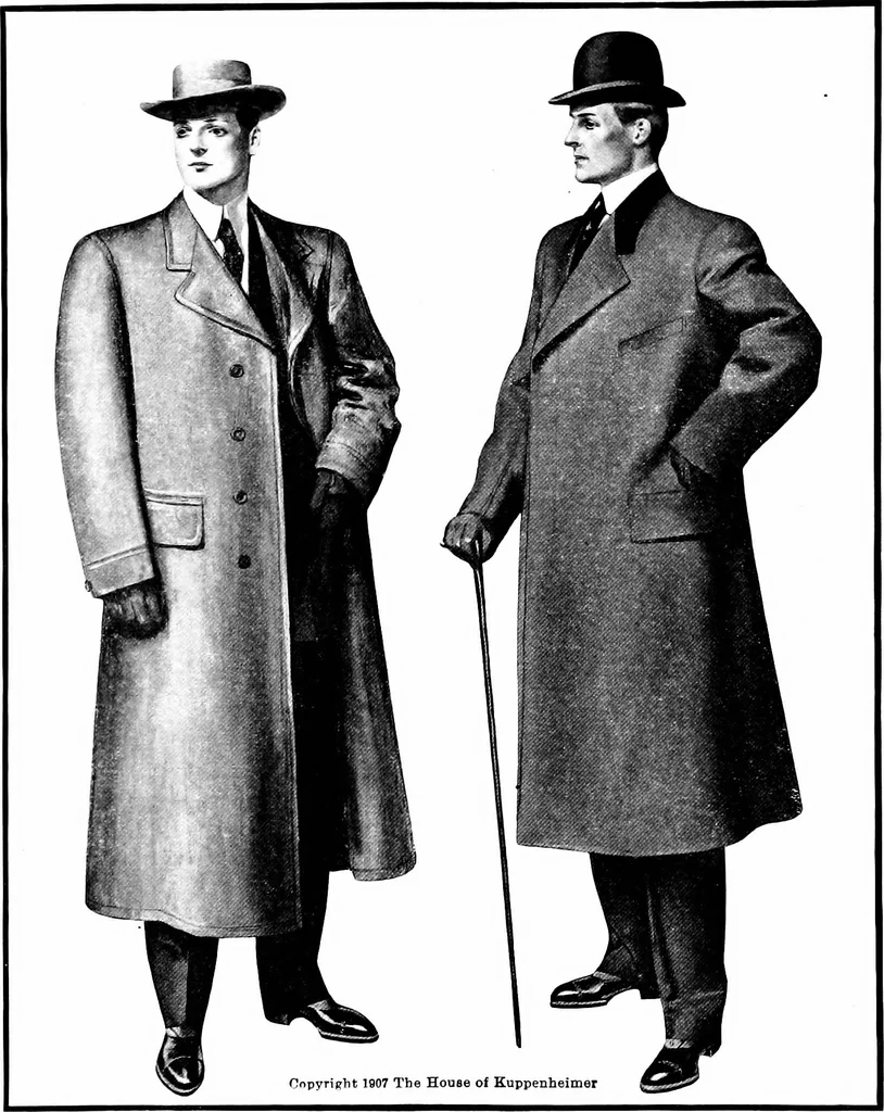 An illustration from Styles for men : a book issued to show authoritatively what is fashionable and correct for fall and winter 1907-'08, 1907, leaf 17