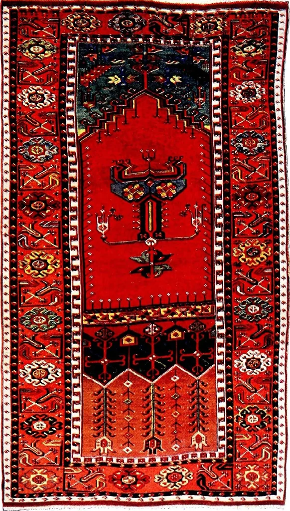 An illustration from Rugs in their native land, 1916, leaf 143