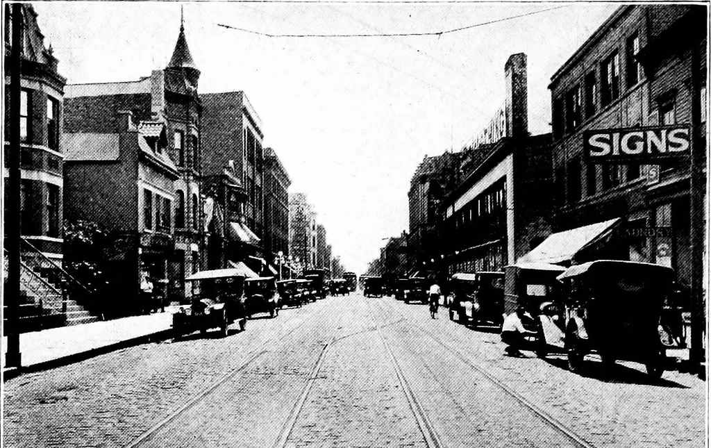 An illustration from Board of Local Improvements : City of Chicago, 1921, leaf 13