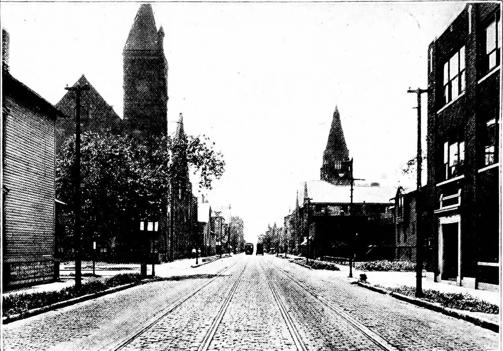 An illustration from Board of Local Improvements : City of Chicago, 1921, leaf 15