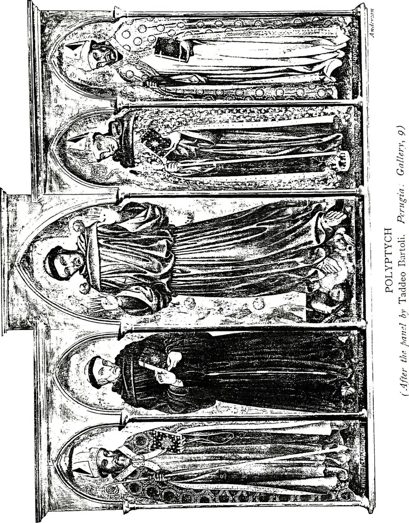 An illustration from Lives of the most eminent painters, sculptors & architects, 1912, leaf 107
