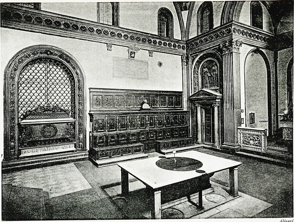 An illustration from Lives of the most eminent painters, sculptors & architects, 1912, leaf 335