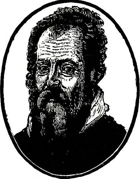 An illustration from Lives of the most eminent painters, sculptors & architects, 1912, leaf 9
