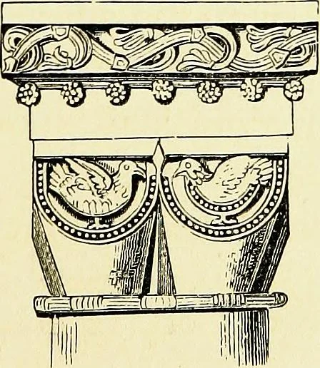 An illustration from A glossary of terms used in Grecian, Roman, Italian, and Gothic architecture, 1845, leaf 106