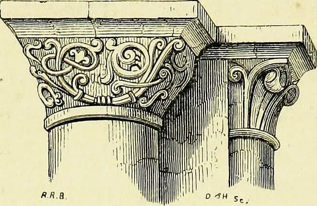 An illustration from A glossary of terms used in Grecian, Roman, Italian, and Gothic architecture, 1845, leaf 107