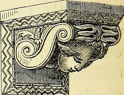 An illustration from A glossary of terms used in Grecian, Roman, Italian, and Gothic architecture, 1845, leaf 133
