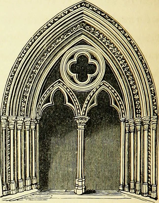 An illustration from A glossary of terms used in Grecian, Roman, Italian, and Gothic architecture, 1845, leaf 165