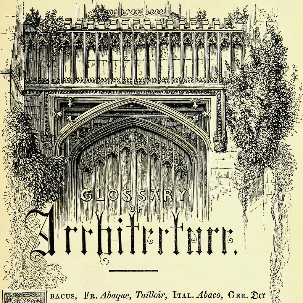 An illustration from A glossary of terms used in Grecian, Roman, Italian, and Gothic architecture, 1845, leaf 24