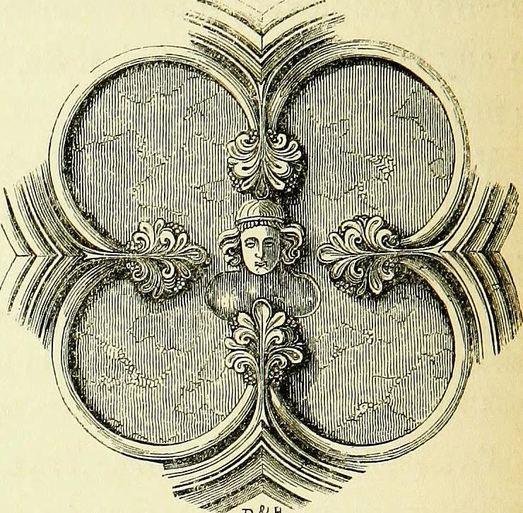 An illustration from A glossary of terms used in Grecian, Roman, Italian, and Gothic architecture, 1845, leaf 291