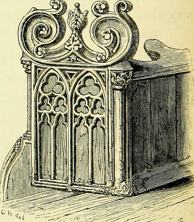 An illustration from A glossary of terms used in Grecian, Roman, Italian, and Gothic architecture, 1845, leaf 305