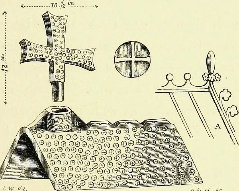 An illustration from A glossary of terms used in Grecian, Roman, Italian, and Gothic architecture, 1845, leaf 332