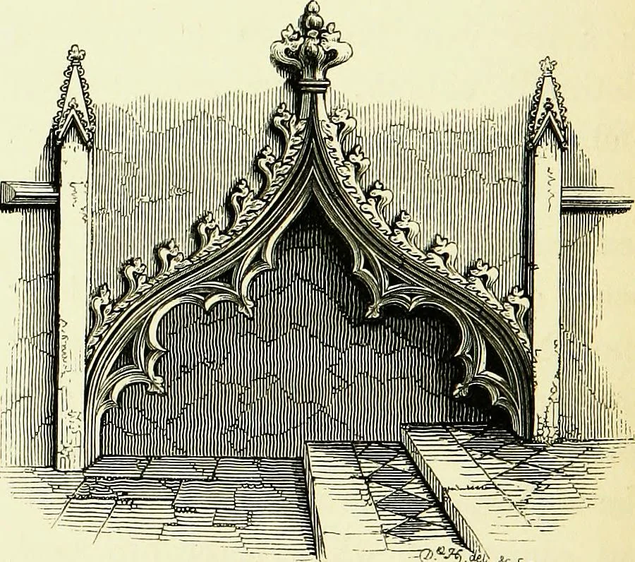 An illustration from A glossary of terms used in Grecian, Roman, Italian, and Gothic architecture, 1845, leaf 357