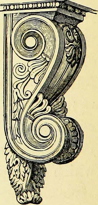 An illustration from A glossary of terms used in Grecian, Roman, Italian, and Gothic architecture, 1845, leaf 41