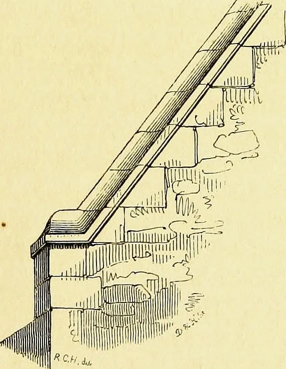 An illustration from A glossary of terms used in Grecian, Roman, Italian, and Gothic architecture, 1845, leaf 438