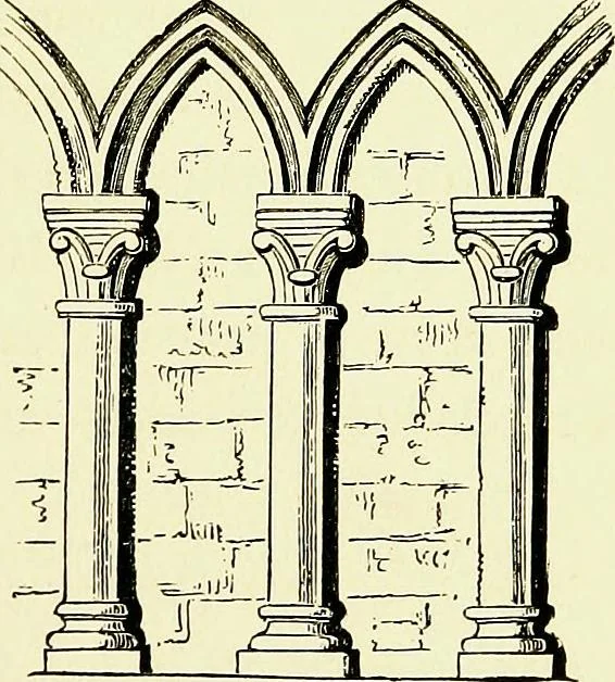An illustration from A glossary of terms used in Grecian, Roman, Italian, and Gothic architecture, 1845, leaf 48