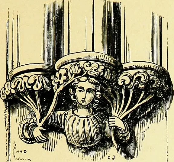 An illustration from A glossary of terms used in Grecian, Roman, Italian, and Gothic architecture, 1845, leaf 106