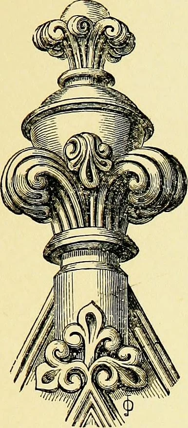 An illustration from A glossary of terms used in Grecian, Roman, Italian, and Gothic architecture, 1845, leaf 142