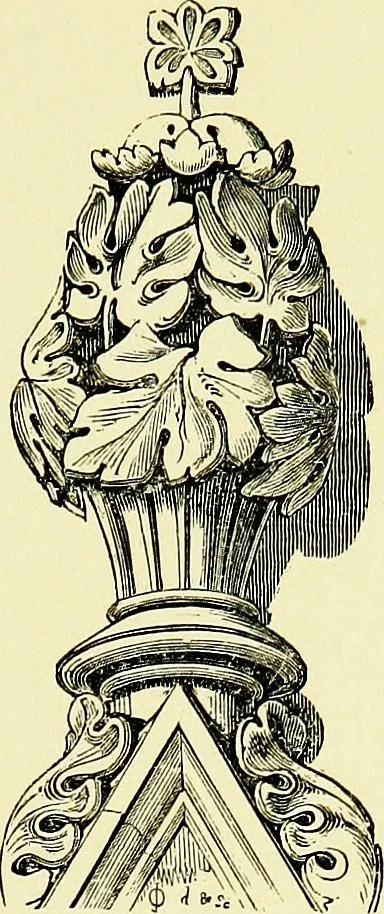 An illustration from A glossary of terms used in Grecian, Roman, Italian, and Gothic architecture, 1845, leaf 142