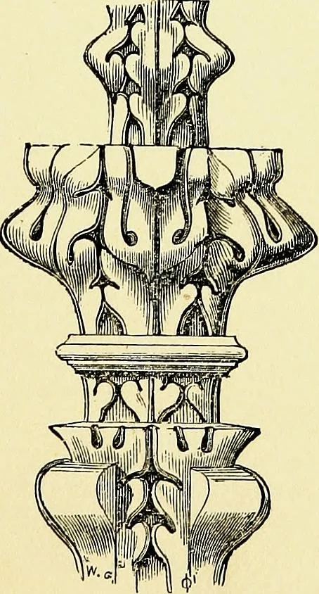 An illustration from A glossary of terms used in Grecian, Roman, Italian, and Gothic architecture, 1845, leaf 142