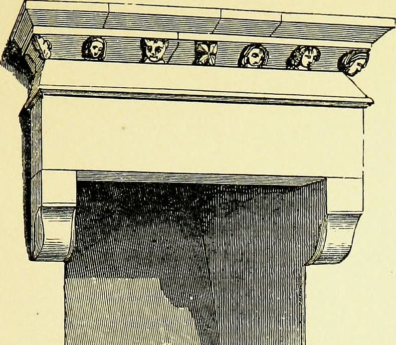An illustration from A glossary of terms used in Grecian, Roman, Italian, and Gothic architecture, 1845, leaf 146
