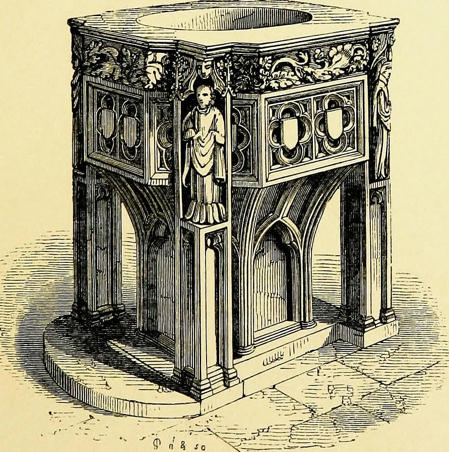 An illustration from A glossary of terms used in Grecian, Roman, Italian, and Gothic architecture, 1845, leaf 158