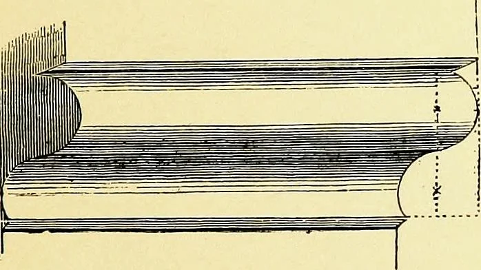 An illustration from A glossary of terms used in Grecian, Roman, Italian, and Gothic architecture, 1845, leaf 186