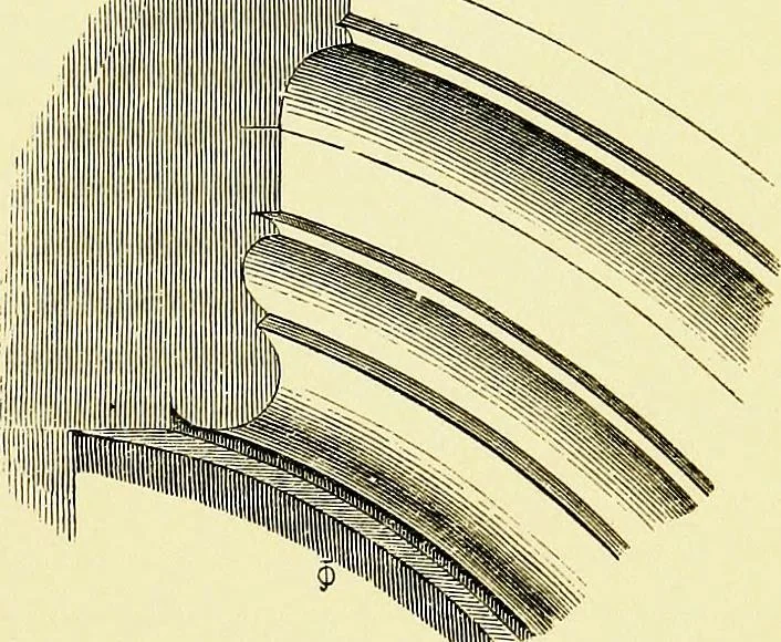 An illustration from A glossary of terms used in Grecian, Roman, Italian, and Gothic architecture, 1845, leaf 188