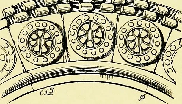 An illustration from A glossary of terms used in Grecian, Roman, Italian, and Gothic architecture, 1845, leaf 192