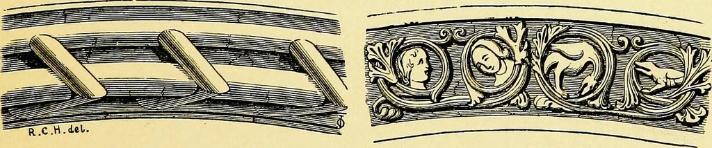 An illustration from A glossary of terms used in Grecian, Roman, Italian, and Gothic architecture, 1845, leaf 200