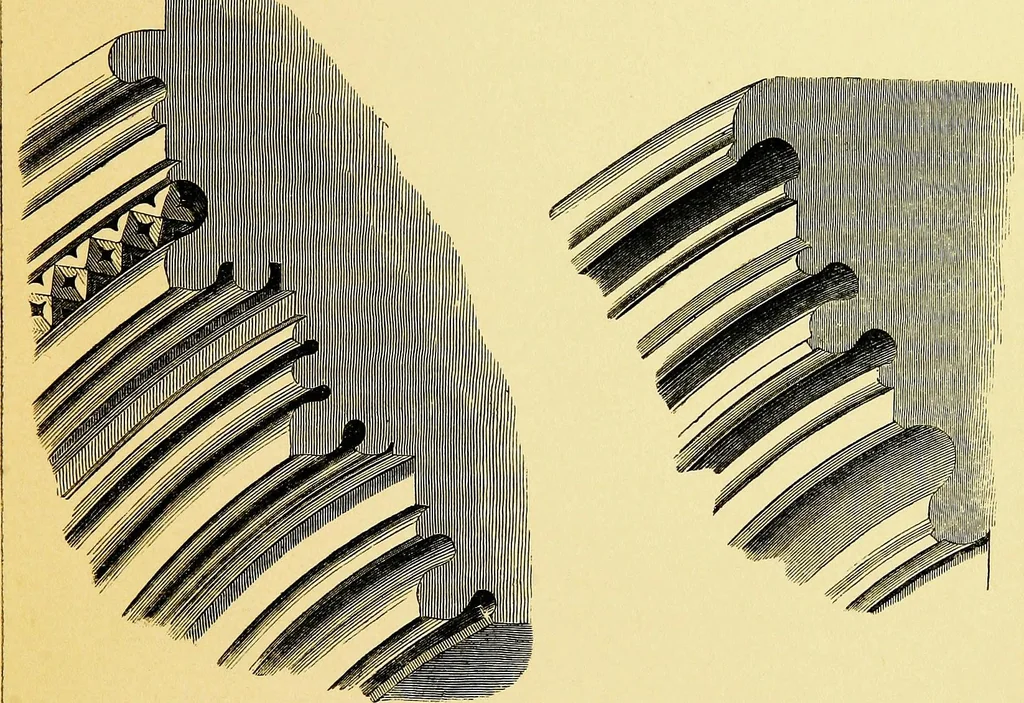An illustration from A glossary of terms used in Grecian, Roman, Italian, and Gothic architecture, 1845, leaf 204