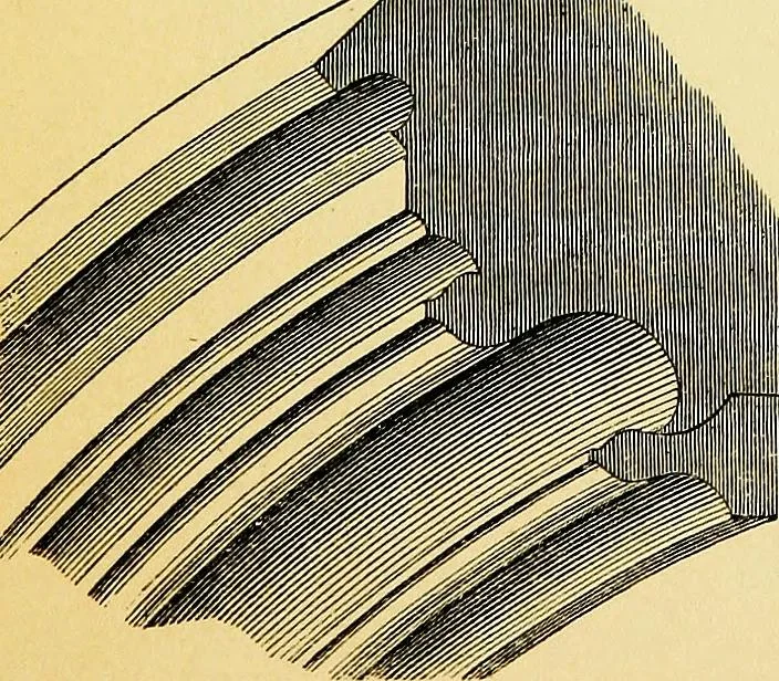 An illustration from A glossary of terms used in Grecian, Roman, Italian, and Gothic architecture, 1845, leaf 220