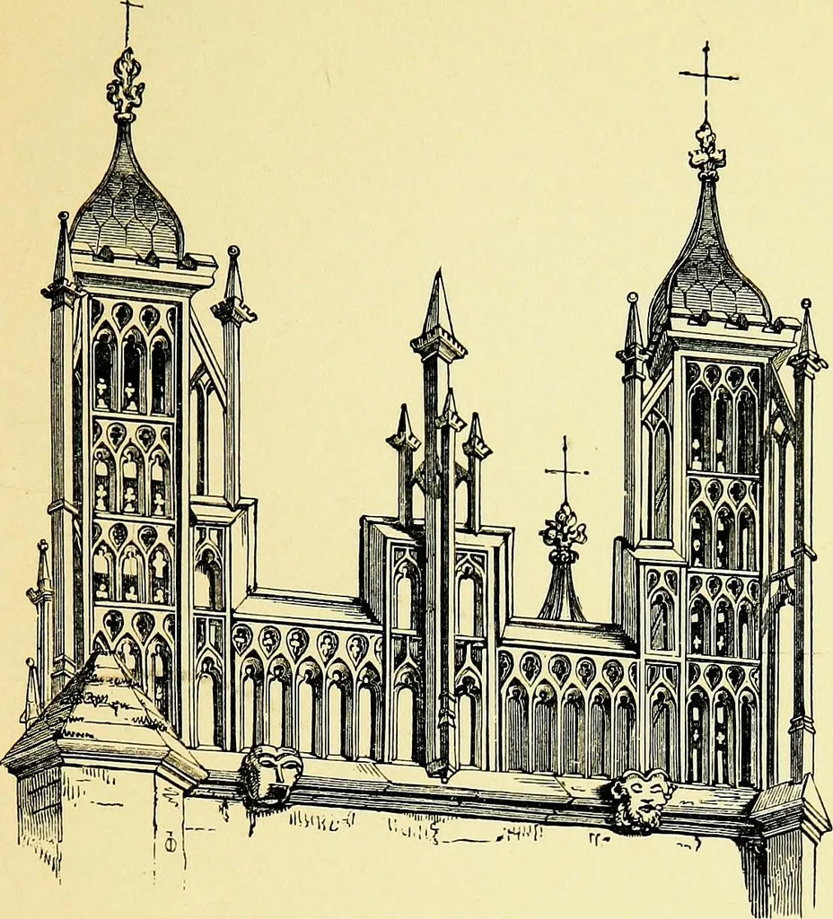An illustration from A glossary of terms used in Grecian, Roman, Italian, and Gothic architecture, 1845, leaf 232